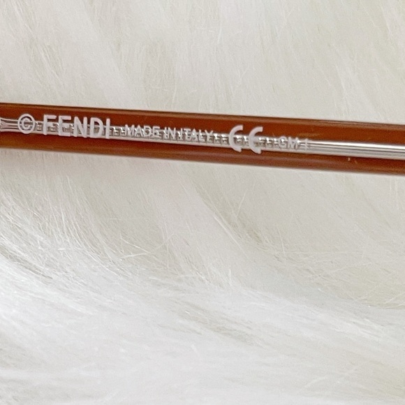 Fendi Designer Sunglasses FF0074-RCI-50mm Rust Havana Red Marble Grey/ Rose Pink - Picture 6 of 7